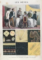 Träume, Illustration aus Les Rêves et le Moyen de les Diriger von Marquis d
